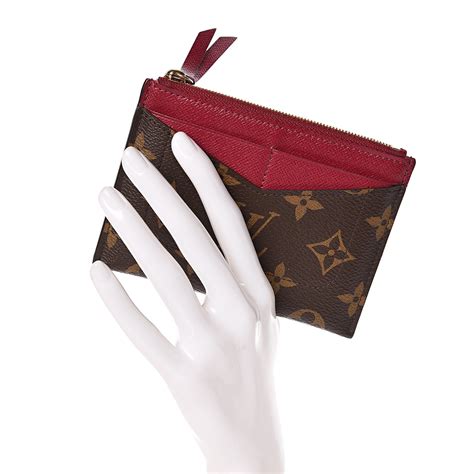 louis vuitton card holder zipper